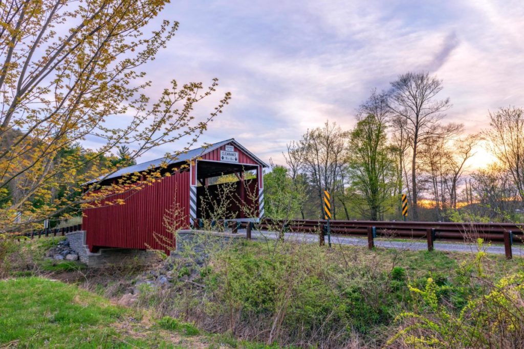 PA Covered Bridge Foliage Tour 15 Columbia County Bridges Near Bloomsburg